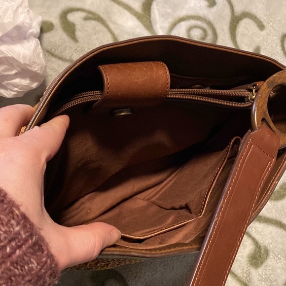 Fossil woven straw retro purse - Picture 6 of 10